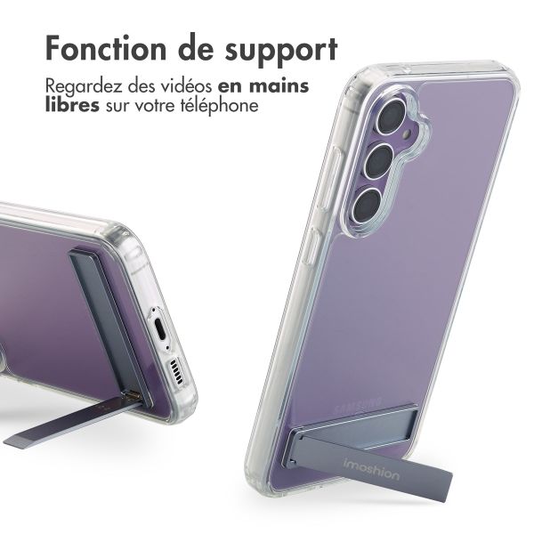 imoshion Coque Stand Samsung Galaxy A55 - Transparent