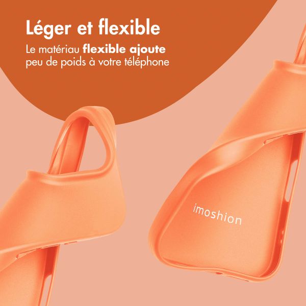 imoshion Coque Couleur Apple iPhone 16 Pro - Apricot Crush Orange