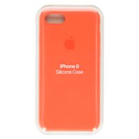 Apple Coque en silicone Apple iPhone SE (2022 / 2020) / 8 / 7 - Spicy Orange