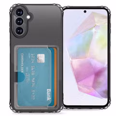 imoshion Coque silicone avec porte-cartes Samsung Galaxy A35 - Transparent