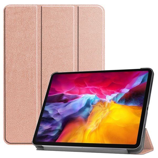 imoshion Coque tablette Trifold iPad Pro 11 (2018/2020/2021/2022) - Rose Champagne