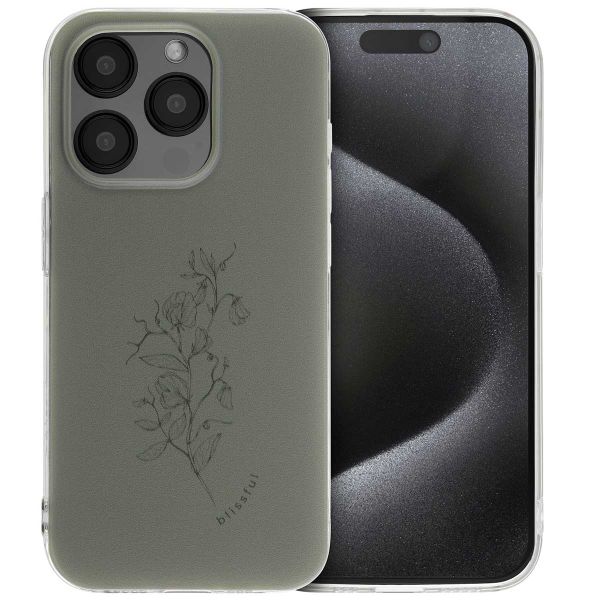 imoshion Coque Design iPhone 15 Pro - Floral Green