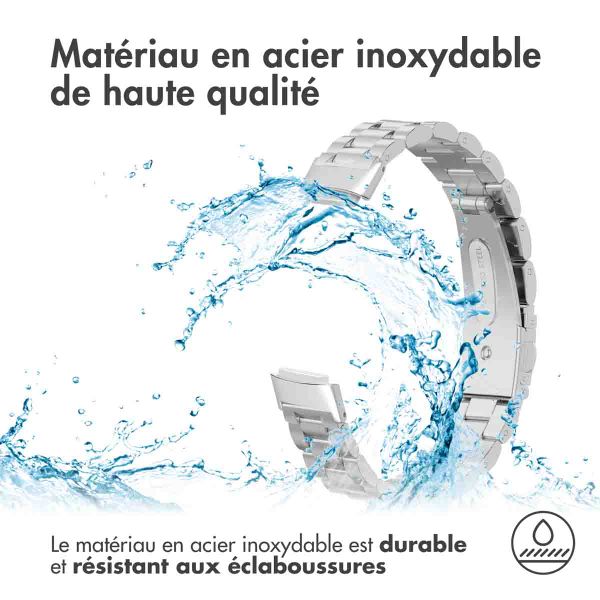 imoshion Bracelet en acier Fitbit Luxe - Argent