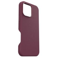 OtterBox Coque en cuir de cactus Symmetry MagSafe iPhone 16 Pro Max - Maroon Bells