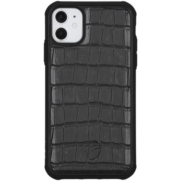 imoshion Étui 2-en-1 à rabat iPhone 11 - Black Crocodile