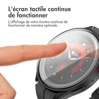 imoshion Coque rigide à couverture complète Samsung Galaxy Watch 5 - 44 mm - Noir