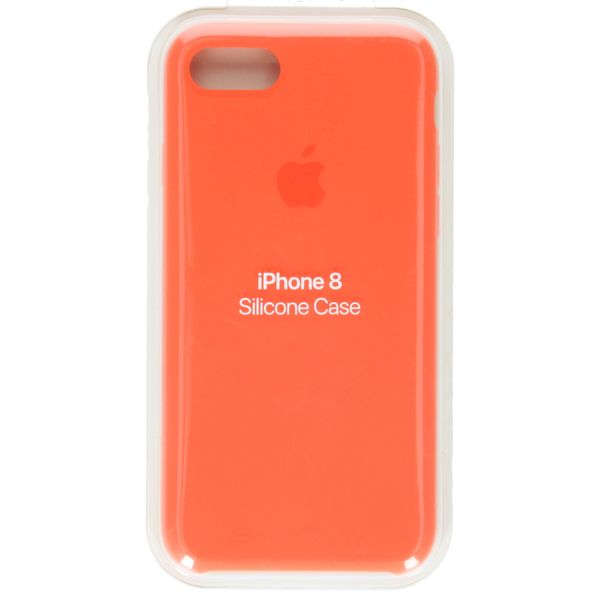 Apple Coque en silicone Apple iPhone SE (2022 / 2020) / 8 / 7 - Spicy Orange