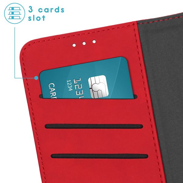 imoshion Etui de télephone luxe 2-en-1 amovible Samsung Galaxy S24 Ultra - Rouge