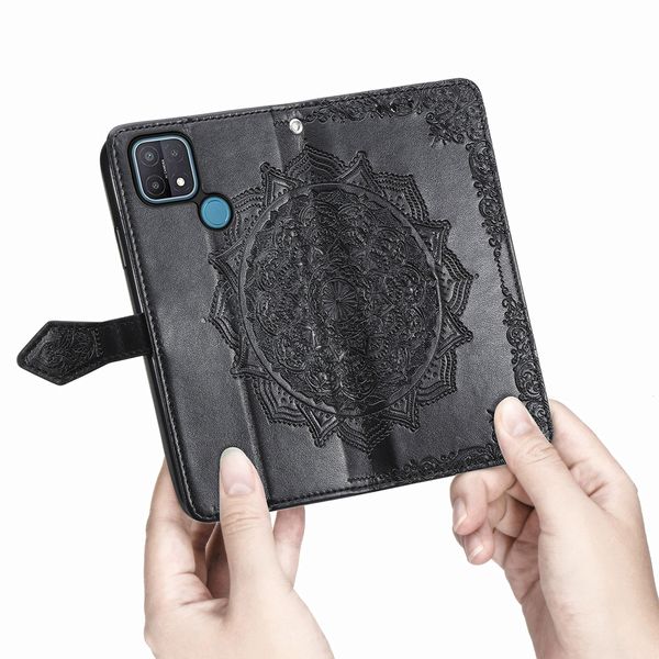 imoshion Etui de télephone Mandala Oppo A15 - Noir