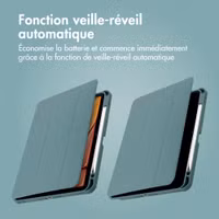 imoshion Coque tablette Origami Apple iPad Air 11 pouces (2025) M3 / (2024) M2 - Vert foncé