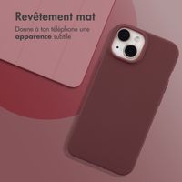 imoshion Coque Couleur Apple iPhone 15 - Wine Red
