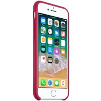 Apple Coque en silicone Apple iPhone SE (2022 / 2020) / 8 / 7 - Rose Red