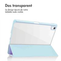 imoshion Coque tablette rigide Trifold Apple iPad Air 11 pouces (2026) M4 / (2025) M3 / (2024) M2 / Air 5 (2022) / Air 4 (2020) - Bleu clair