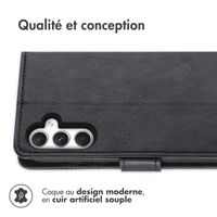 imoshion Étui de téléphone portefeuille Luxe Samsung Galaxy A25 (5G) - Noir