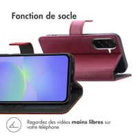 imoshion Étui de télephone portefeuille Samsung Galaxy A37 (5G) - Bordeaux