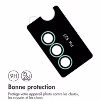 imoshion Lot de 2 protections d'objectif de caméra Samsung Galaxy S25 - Mint