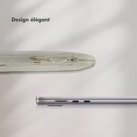 Selencia Pochette ordinateur Corduroy 13-14 pouces - Pistache Cream