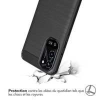 imoshion Coque Brushed Samsung Galaxy A36 - Noir