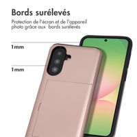 imoshion Coque arrière avec porte-cartes Samsung Galaxy A57 (5G) - Rose Gold
