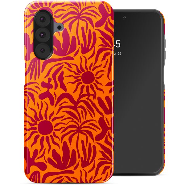 Selencia Coque arrière Vivid Samsung Galaxy A26 - Tropical Vibes Apricot