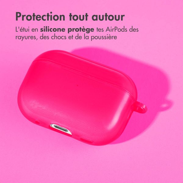 imoshion Coque Néon Apple AirPods Pro 2  - Rose Fluo