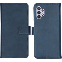 imoshion Étui de télephone portefeuille de luxe Samsung Galaxy A32 (5G) - Bleu foncé