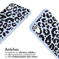 imoshion Coque design en silicone avec cordon Apple iPhone Xr - Animal Lila