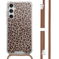 imoshion Coque Design avec cordon Samsung Galaxy A55 - Leopard Mood