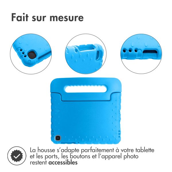 imoshion Coque kidsproof avec poignée Galaxy Tab A7 Lite - Bleu