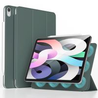 imoshion Magnetic etui de téléphone portefeuille iPad Air 11 pouces (2024) M2 / Air 5 (2022) / Air 4 (2020) - Vert foncé