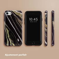 Selencia Coque arrière Vivid Tough iPhone SE (2022 / 2020) / 8 / 7 / 6(s) - Chic Marble