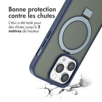 Accezz Coque Ring Stand avec MagSafe iPhone 14 Pro Max - Blue