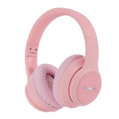 imoshion Casque sans fil pour enfants LED Light - Avec câble AUX - Rose