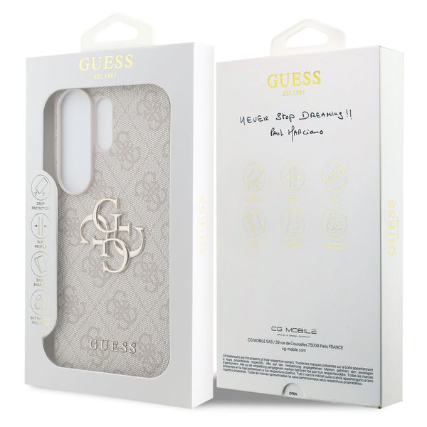 Guess Coque 4G Metal Logo Backcover Samsung Galaxy S26 Ultra - Rose