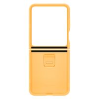 Samsung Original Coque en silicone Ring Galaxy Z Flip 5 - Apricot