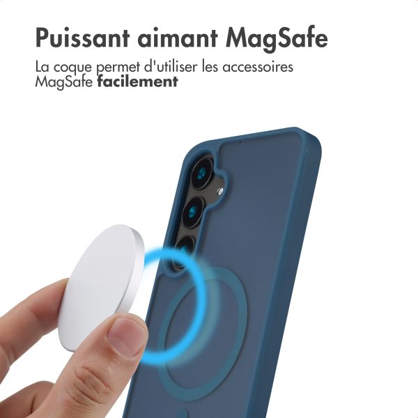 imoshion Coque Color Guard avec MagSafe Samsung Galaxy S24 Plus - Bleu foncé