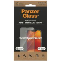 PanzerGlass Protection d'écran Ultra-Wide Fit Anti-bactérienne avec applicateur Apple iPhone 14