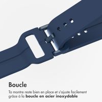 imoshion Bracelet en silicone Samsung Galaxy Watch 4 / 5 / 6 / 7 (20 mm)- Bleu foncé