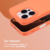 imoshion Coque Couleur Apple iPhone 16 Pro - Apricot Crush Orange