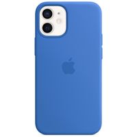 Apple Coque en silicone MagSafe Apple iPhone 12 Mini - Capri Blue
