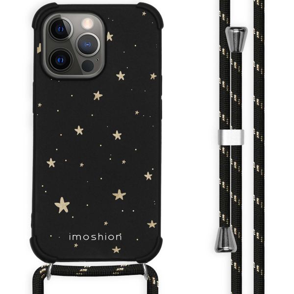 imoshion Coque Design avec cordon iPhone 13 Pro Max - Stars Gold