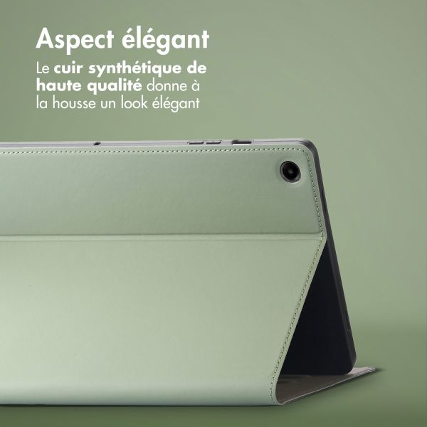Accezz Coque tablette Classic Samsung Galaxy Tab A9 Plus - Vert