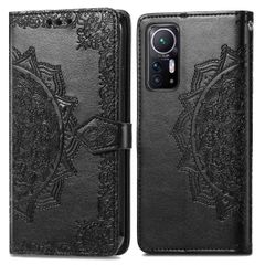 imoshion Etui de téléphone portefeuille Mandala Xiaomi 12 / 12X - Noir