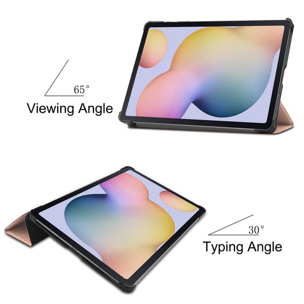 imoshion Coque tablette Trifold Samsung Galaxy Tab S8 / S7 - Rose Doré