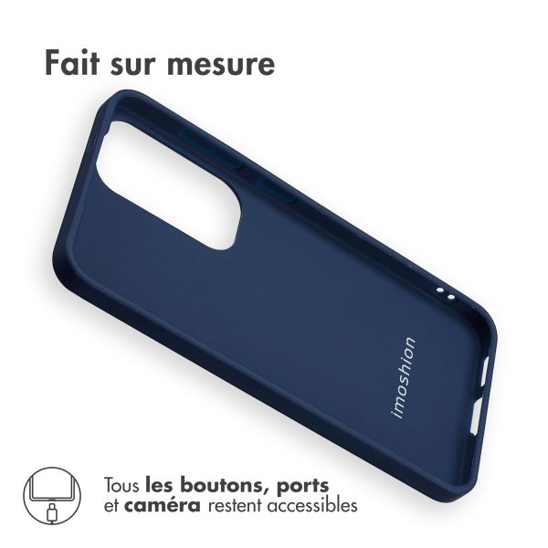 imoshion Coque Couleur Samsung Galaxy S25 Plus - Bleu foncé