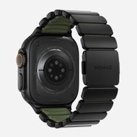 Nomad Bracelet Stratos Apple Watch | 44/45/46/49 mm - Forest Green / Black Titanium