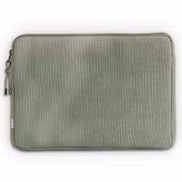 Selencia Pochette ordinateur Corduroy 13-14 pouces - Pistache Cream