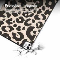 imoshion Coque tablette Design Trifold Apple iPad Pro 11 (2024) M4 - Leopard