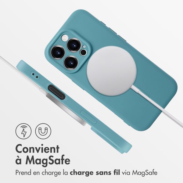 imoshion Coque Couleur avec MagSafe iPhone 16 Pro Max - Smoke Green