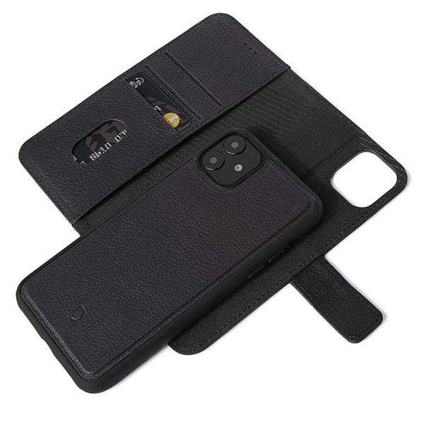 Decoded Etui de téléphone portefeuille 2 en 1 Apple iPhone 11 - Noir